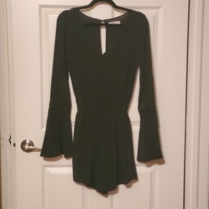 Hollister Black Long Sleeve Romper